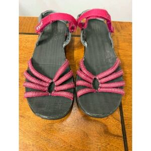Teva Womens 7 Kayenta Pink Grey Strappy Hiking Water Sandals 6577